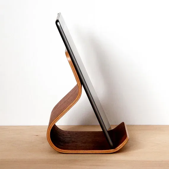 Handmade plywood home accessories: Tablet stand at Ciseal