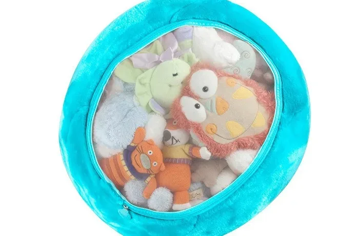 Stuffed animal storage solutions like this one from BOON