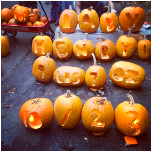 Pumpkin Baby Announcement | Cool Mom Picks