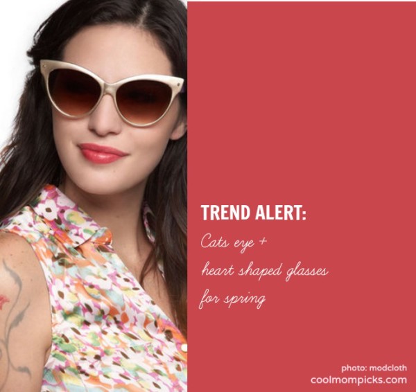 Cat eye and heart-shaped glasses | Cool Mom Picks
