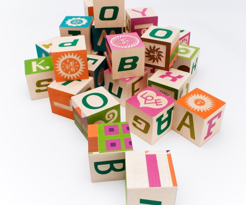 Alexander Girard Alphabet Blocks | Cool Mom Picks