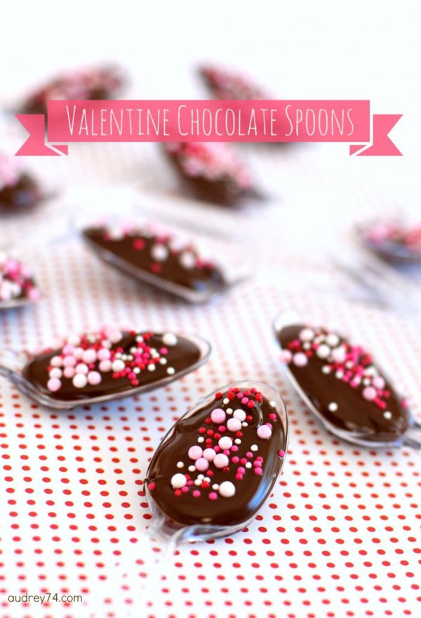 Audreys Valentines Day Chocolate Spoons | Cool Mom Picks