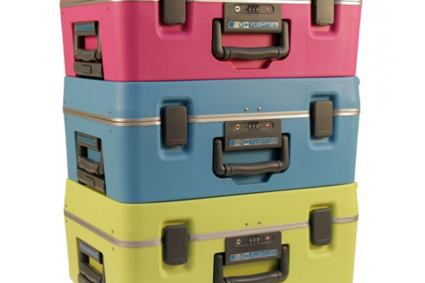 Colorful Carry On Luggage - F1 Cargo from Flight 001 | Cool Mom Picks