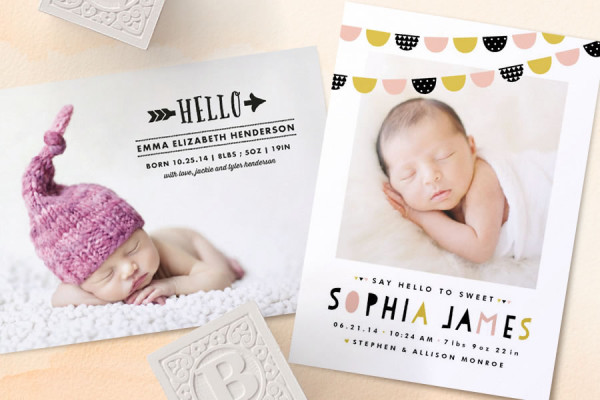 Minted birth announcements | Cool Mom Picks