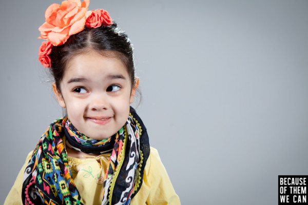 Child as Frida Kahlo | Because of Them We Can Blog website