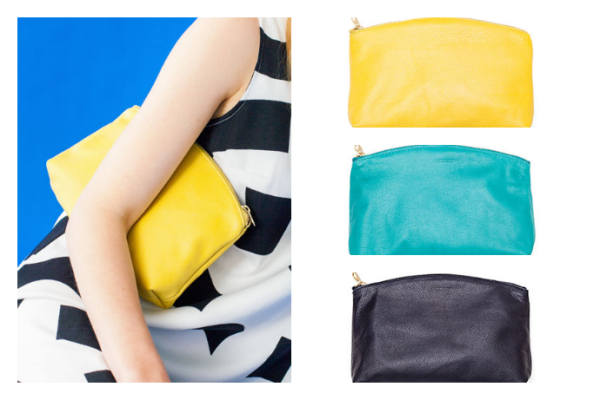 Baggu leather clutch | Cool Mom Picks