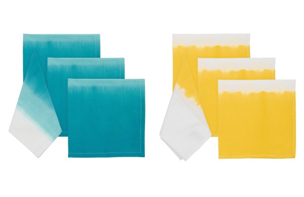 Ombre cloth napkins at NineSpace | Cool Mom Picks