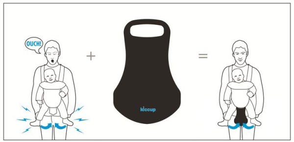 Kiccup: Protection for Baby-Wearing Dads| Cool Mom Picks