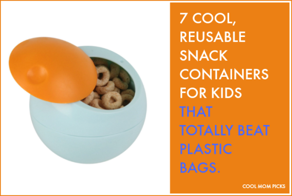Cool reusable snack containers for kids
