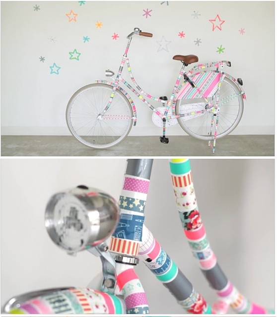 Washi Tape bicycle from Hema
