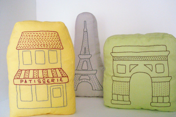 A Little World Paris pillows | Cool Mom Picks
