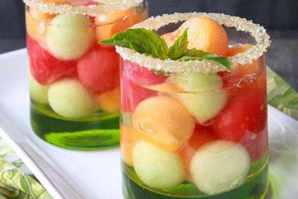 Cool Mom Picks Fruity Cocktail Recipes for Summer| Triple Melon Rumballa by Cheeky Kitchen