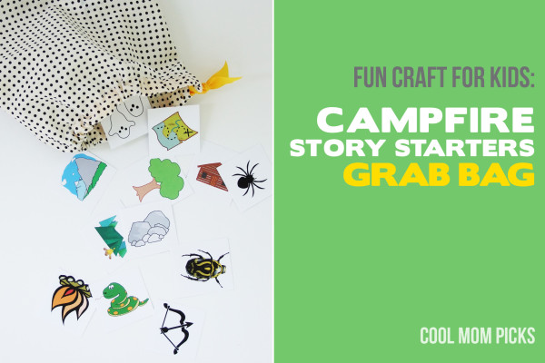 DIY craft for kids: Story starters grab bag with free printables on coolmompicks.com