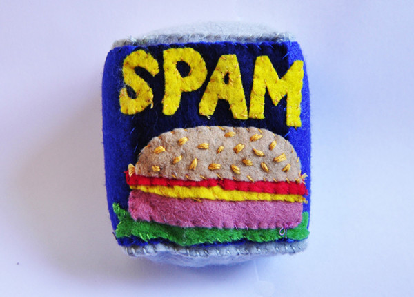 Handmade Spam by Lucy Sparrow | Cool Mom Picks