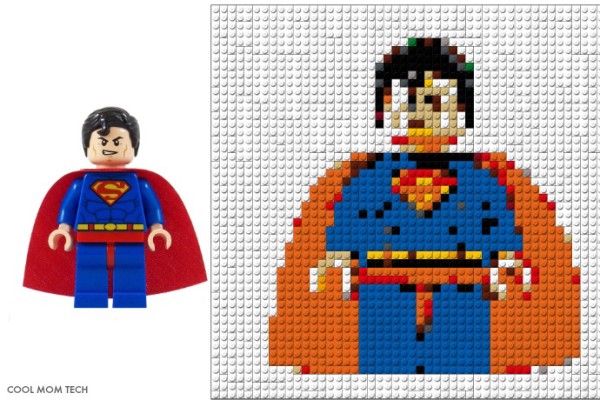 Superman LEGO Portrait by Photobrix