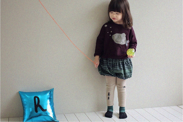 Cute kids' clothes: Ant leggings for girls from Ebabee