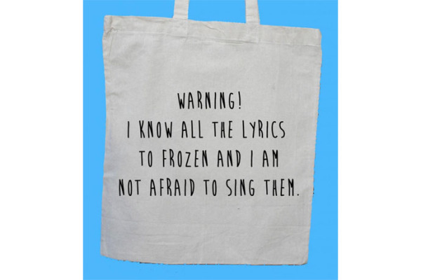 This Disney Frozen reusable grocery bag is cracking us up