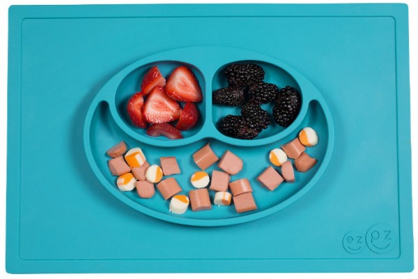 EZPZ Happy Mat in Blue | Cool Mom Picks