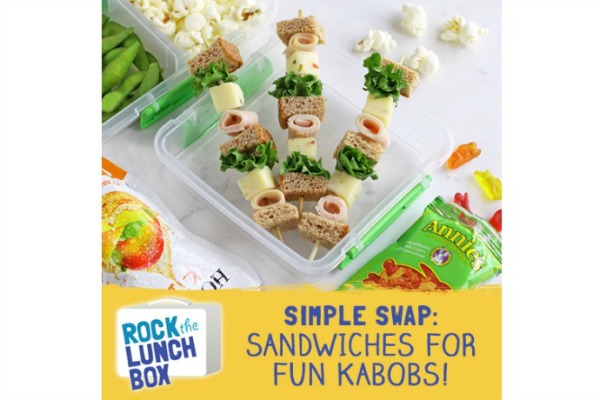 Rock the Lunchbox offers healthy school lunch inspiration and free coupons too