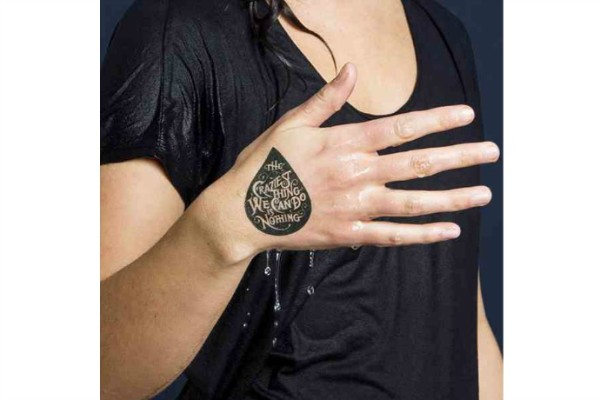 Tattly tattoos for good: The Craziest Thing supports the amazing work of charity:water