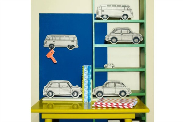 Wooden car bookends on sale at My Sweet Muffin