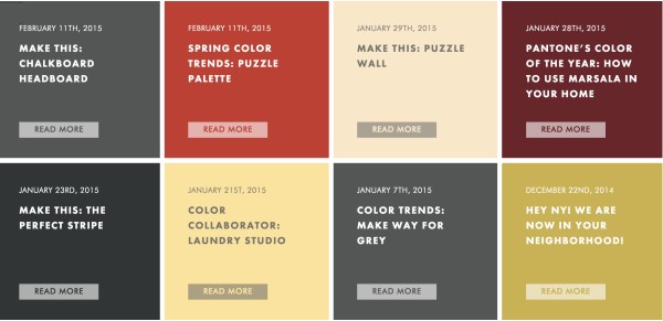 Colorhouse Paint blog: A great source of home design inspiration