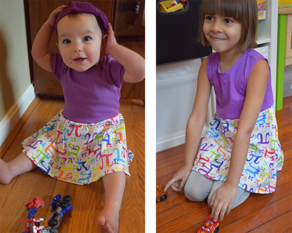 Princess Awesome Pi Dress for Girls