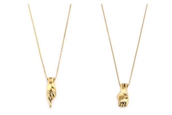 Sign Language Alphabet Necklaces: What a beautiful Valentine's Day gift idea