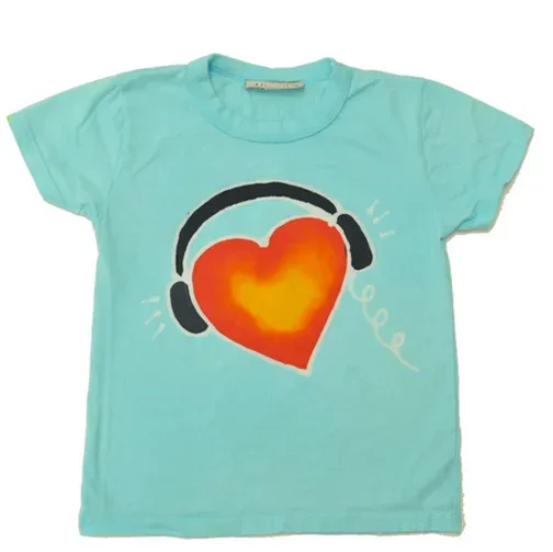 hiho batiik kids heart dj shirt on cool mom picks