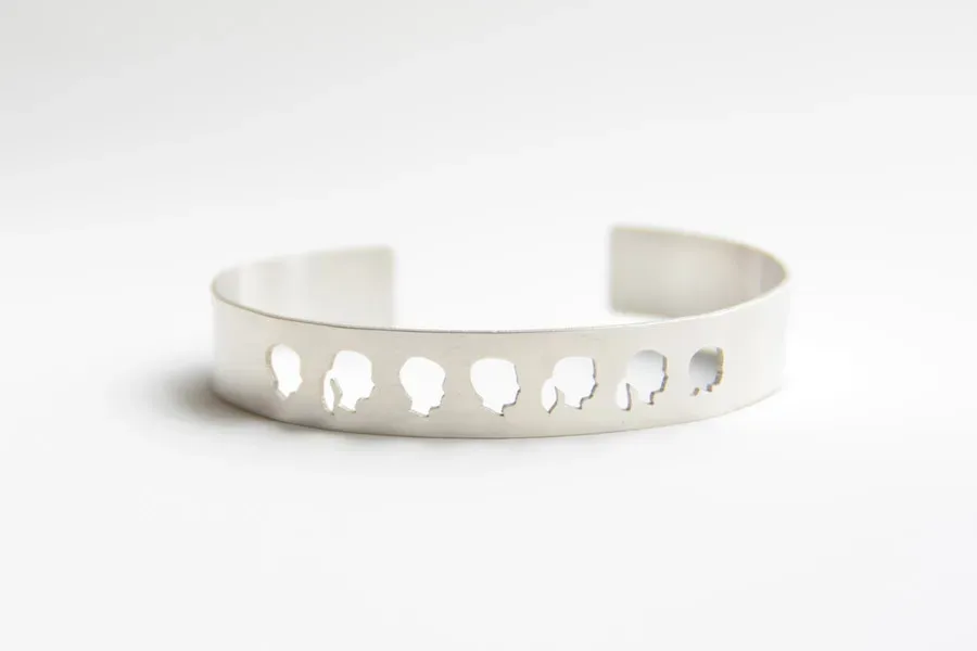 Great gifts that are also great deals: Save 15% on this custom silhouette cuff at Le Papier Studio with our code.