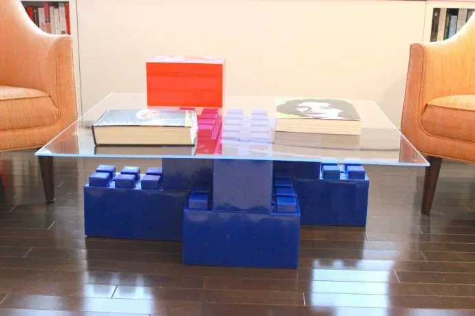 Make your own LEGO style coffee table and furniture with EverBlock Systems