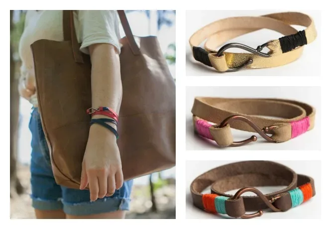 FashionABLE handmade leather wrap bracelets help artisan women support their sisters in Ethiopia