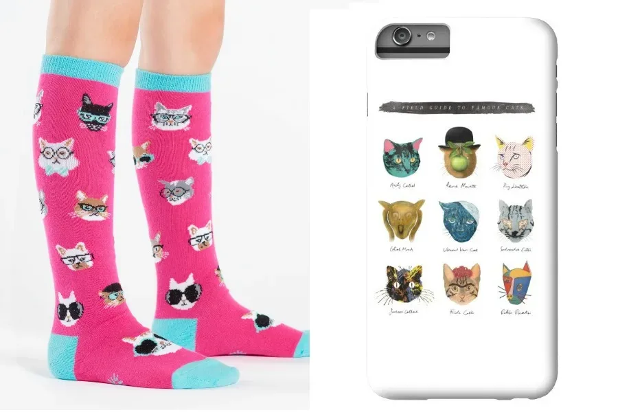 Cool cat accessories to make school more fun: Phone cases, accessories, buttons and more
