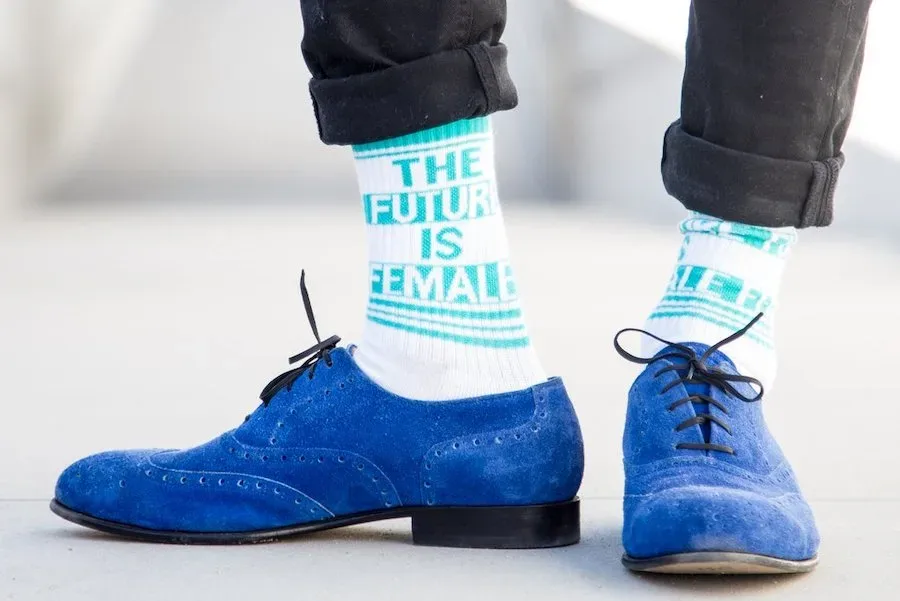 The future is female socks worn by Kamala Harris: We found them! (though this is not her)