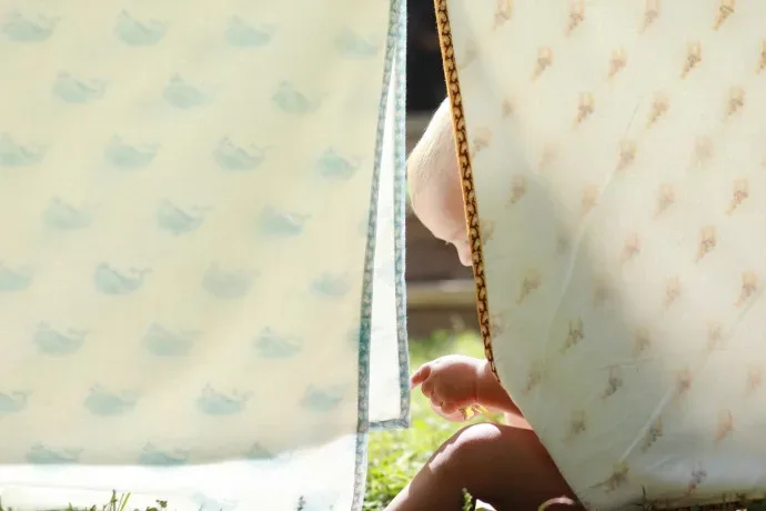 Handmade organic baby blankets by Naaya by Moonlight