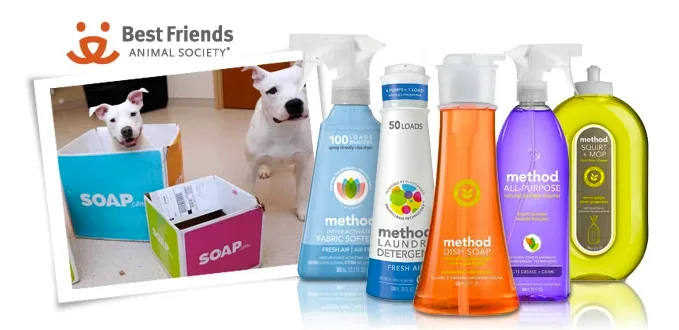 Stock up on soap from method and save cute animals. We like!