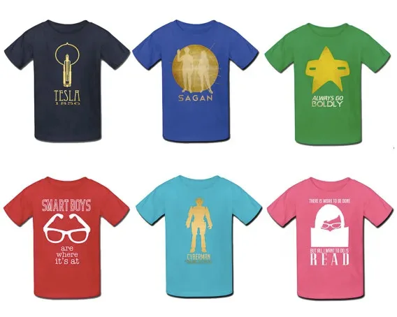 Rock star science shirts for rock star kids