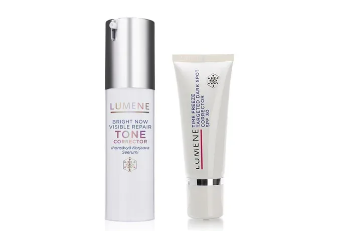Sun damage dark spot corrector: Lumene products review at coolmompicks.com