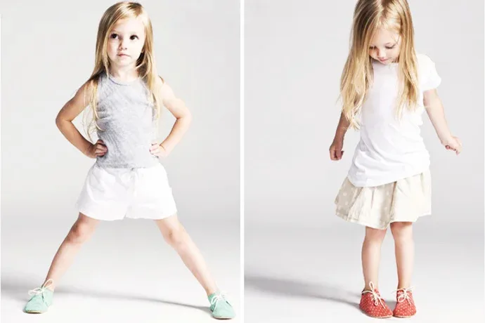 Zuzii shoes, fashionably handmade in Los Angeles for stylish toddlers and mamas.