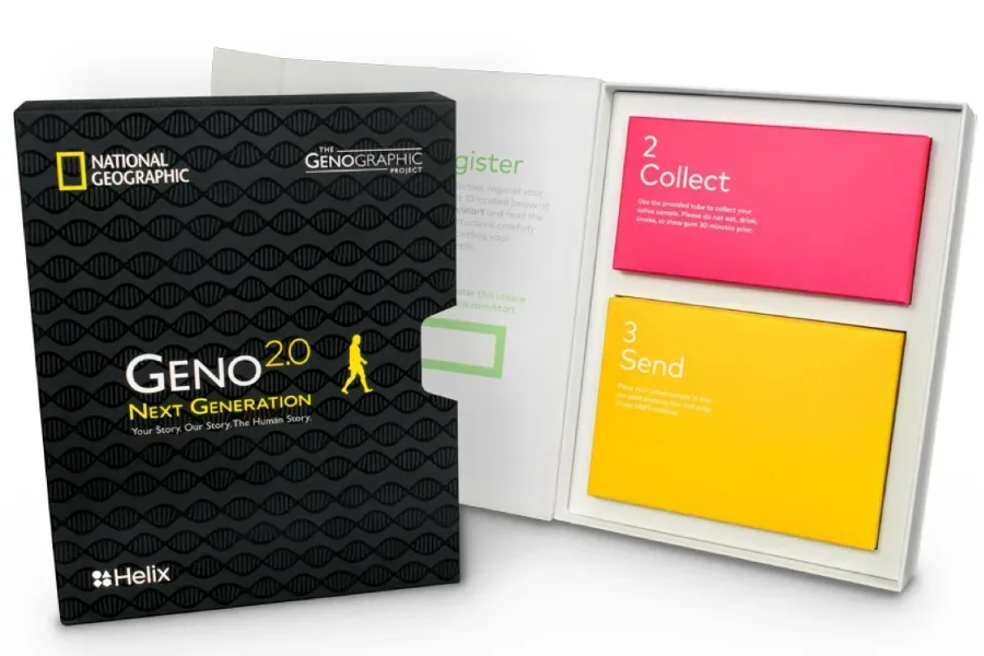 Geno 2.0 ancestry kit from Helix and National Geographic