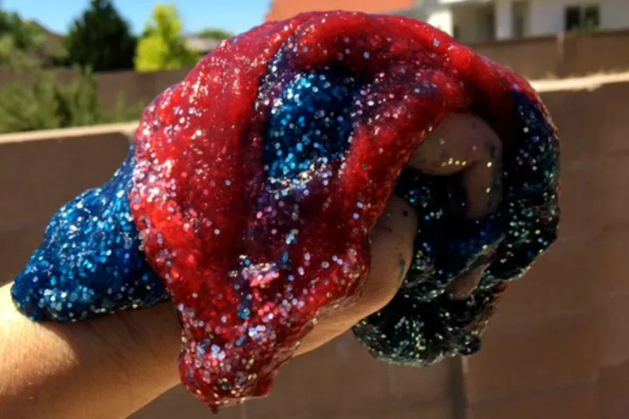 Star-spangled slime: The perfect 4th of July DIY for kids.