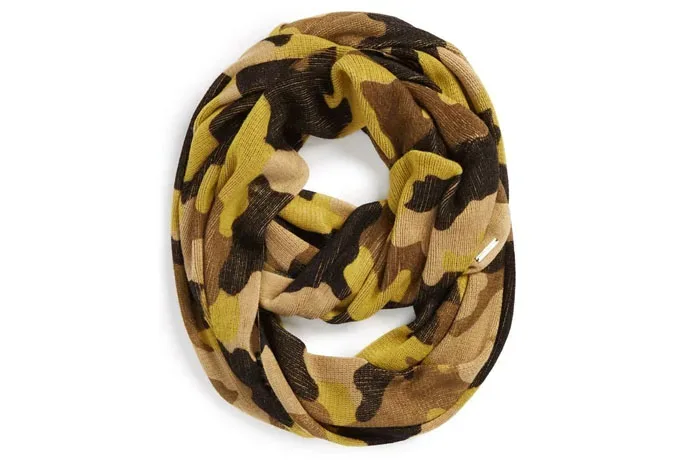 Cool Camouflage Clothing and Accessories: Michael Kors infinity scarf