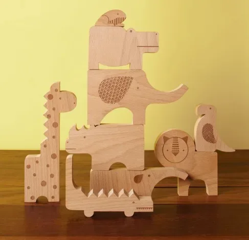 Wonderful wooden blocks for multitasking kids