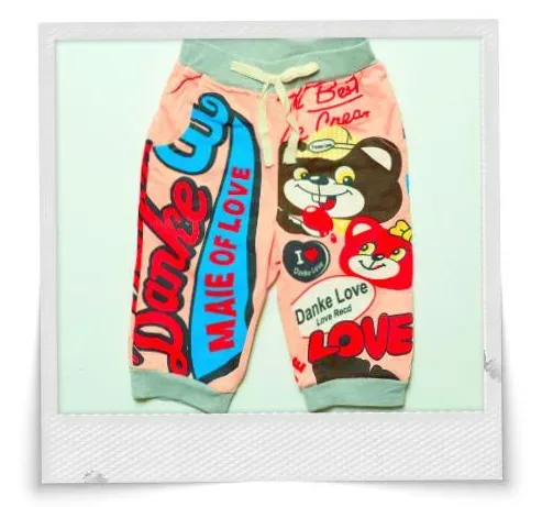 Board shorts for boys go Japanese pop