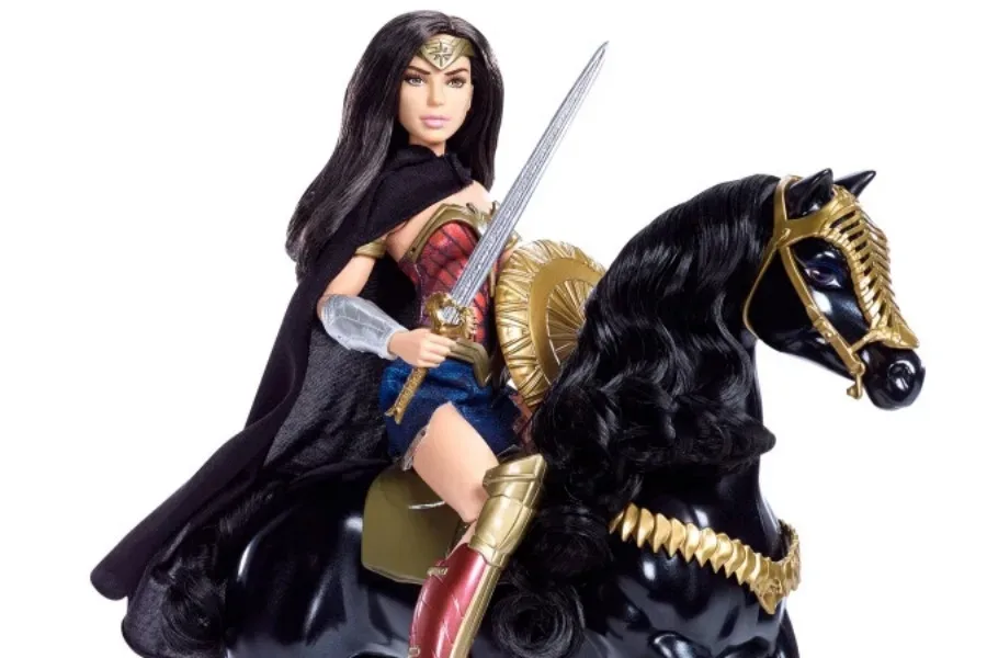 The new Wonder Woman doll from Mattel is wonderfully fierce.