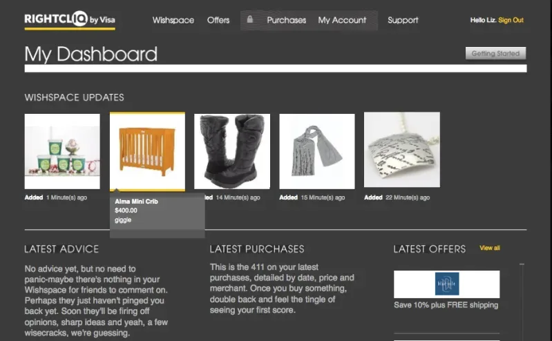 RightCliq by Visa - making online shopping fun, easy, and more affordable. Did we mention fun?