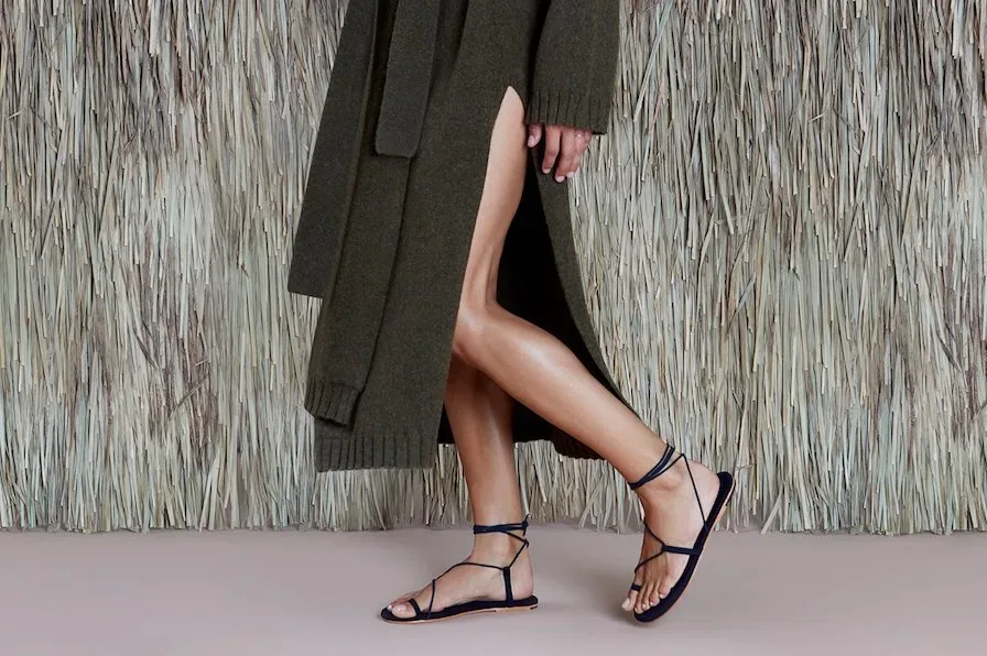 TKEE new Jo Austen sandals in black suede