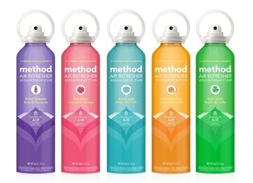 New Method Air Freshener in earth-friendly containers