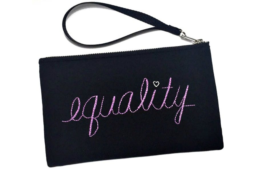 A cool wristlet by Speakeasy Works for women, made by women, with a message for everyone.