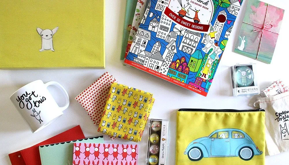 Surprise Box of Joy from illustrator Marisa Cummings of Creative Thursday